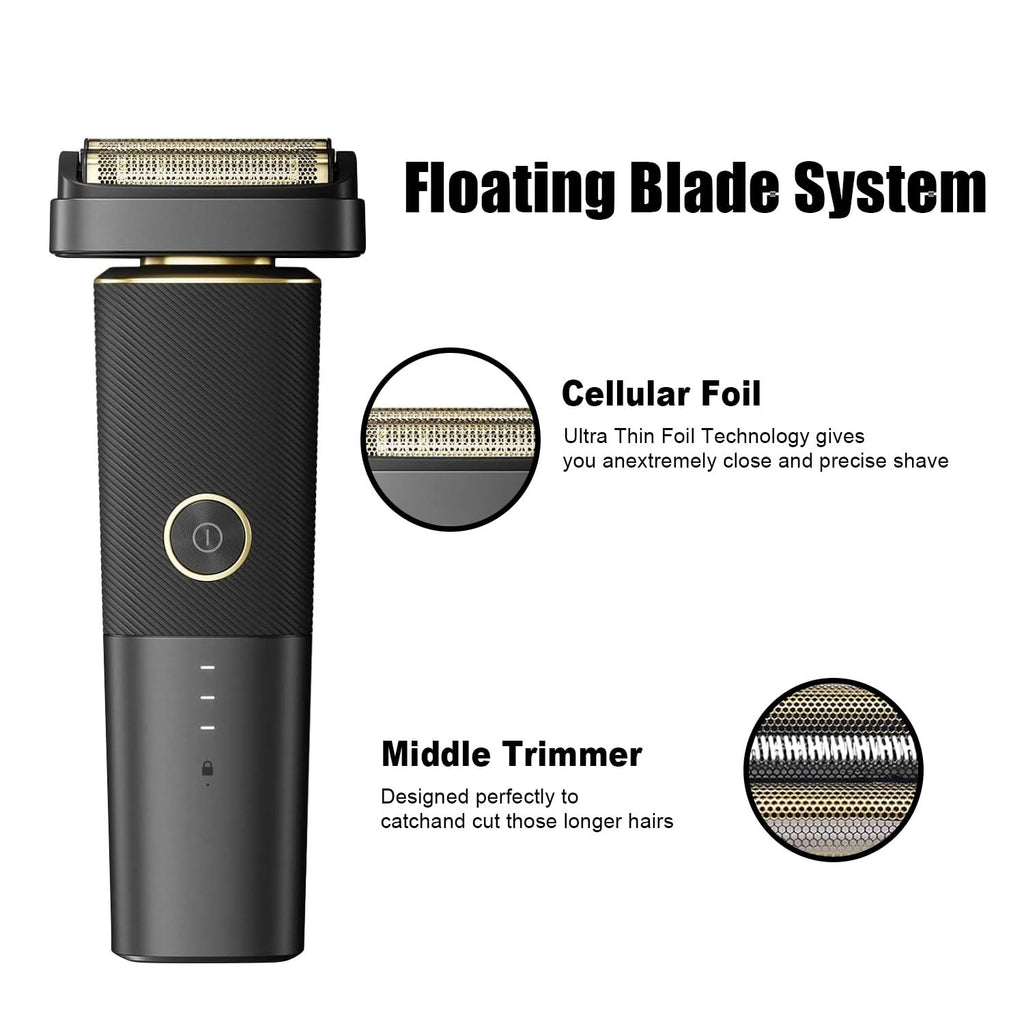 For Andis Foil Shaver Replacement Head for Model 17300 reSURGE Electric Shaver Replacemen Blades (Black/1Pack)