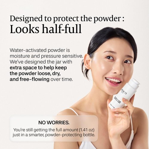 aruen Fermented Tofu Collagen Enzyme Powder Cleanser – Fermented Soy Milk with Collagen & Hyaluronic Acid – Korean Gentle Exfoliating Powder Face Wash for Deep Cleansing & Pore Care (1.41 oz / 40g)