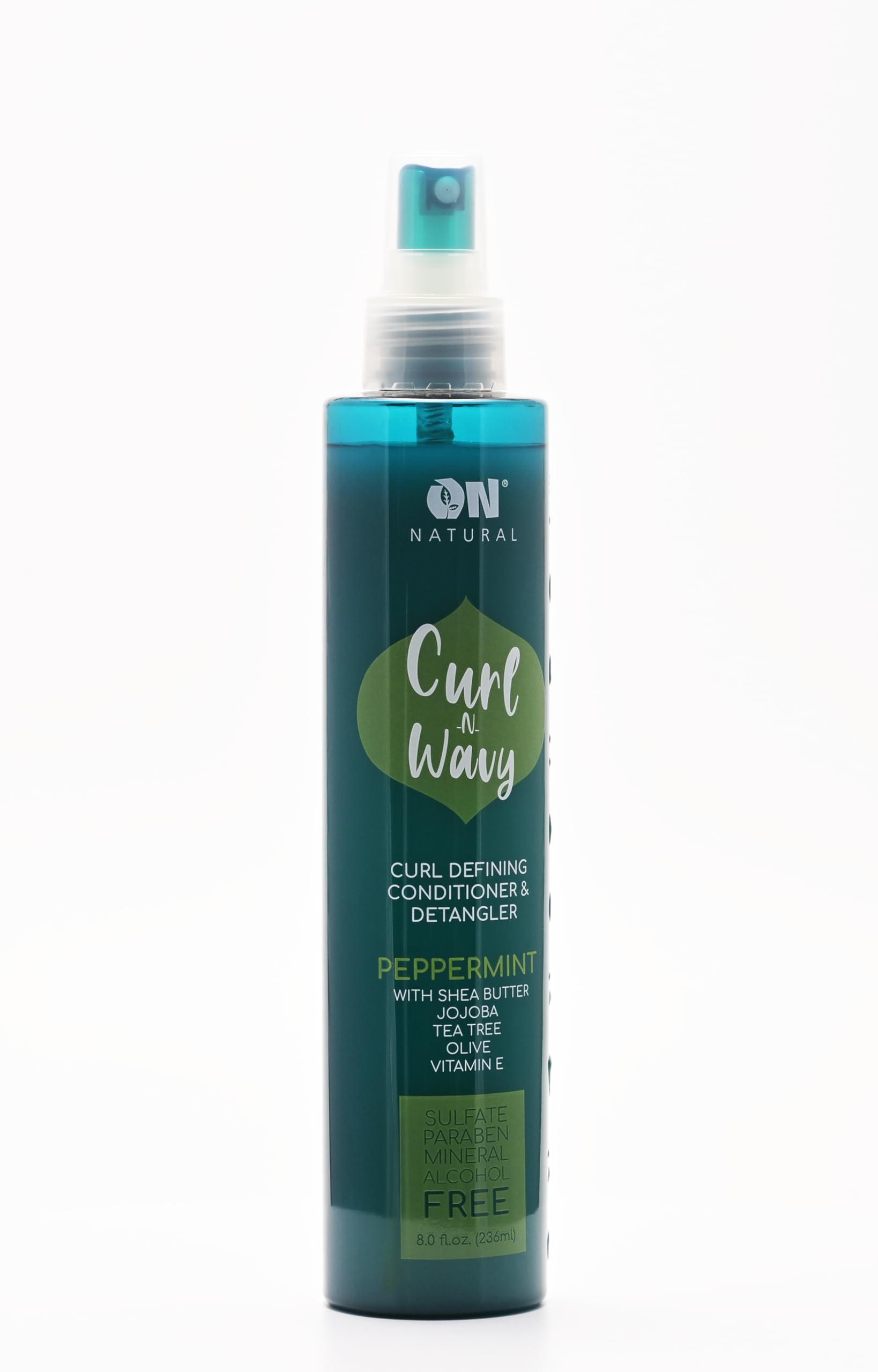 ON Natural On Curl and Wavy Curl Defining Conditioner & Detangler, Peppermint 8 oz