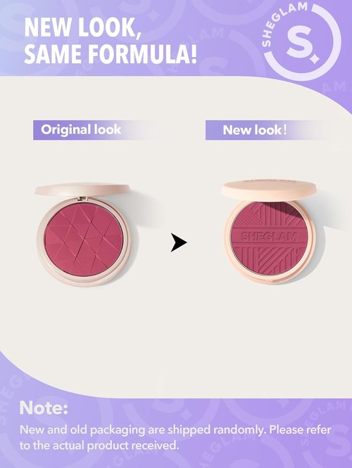 SheGlam Divine Flush Matte Blush Powder - Highly Pigmented, Long-Lasting Natural Glow | Lightweight Face Makeup