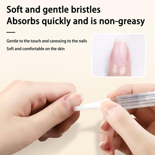 SULLMAR 12pcs Cuticle Oil Pen Sweet Almond Nail Growth Serum and Repair Treatment Hydrating Oil for Dry Cuticles and Skin Cuticle Buddy Revitalize Nails with Radiant Cosmetics' Nail Growth Oil