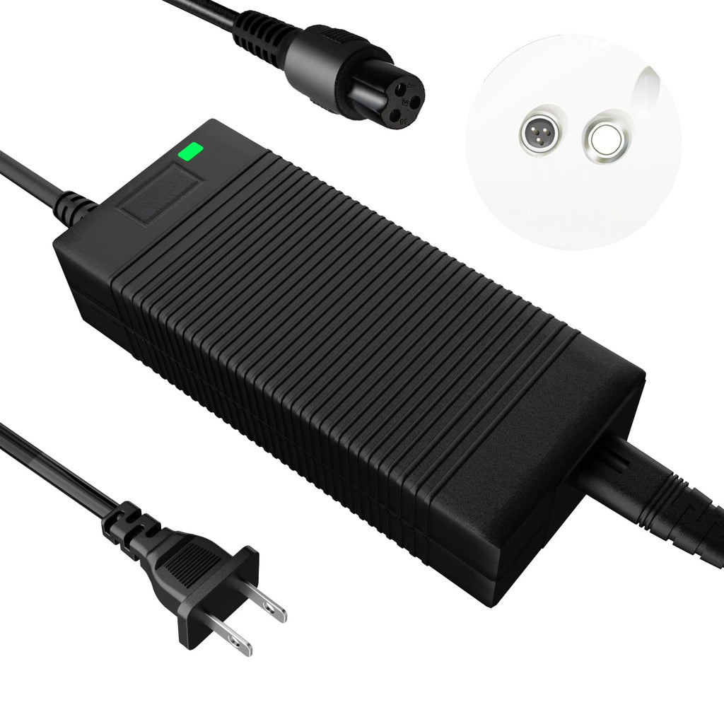 EVAPLUS UL Certified 54.6V Power Adapter for Electric Bike Electric Scooter, 48V Lithium Battery Charger with 12.0mm/0.47in Standard 3-Prong Connector