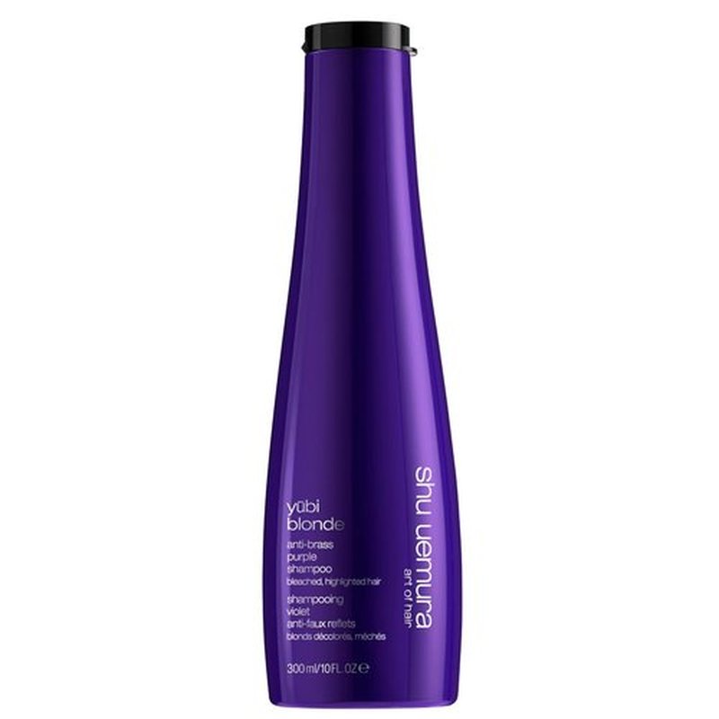 Shu Uemura Art of Hair Yubi Blonde Purple Shampoo - Color-Corrects Brassiness & Smooths Blonde Hair
