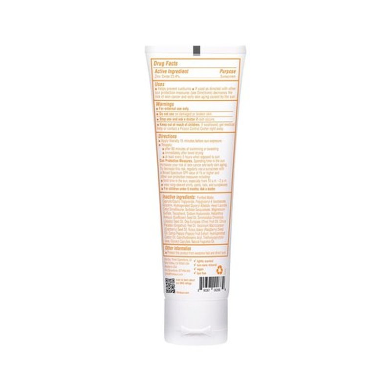 Thinkbaby SPF 50+ Baby Sunscreen - Natural Mineral Formula, Water Resistant, Broad Spectrum UVA/UVB Protection - 3 Oz.