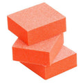 BNP Mini Buffing Block Orange 100/120 Grit Double-Sided for Manicure Pedicure (1.5 inches L x 1 inches W x .5 inches H) 50 Count