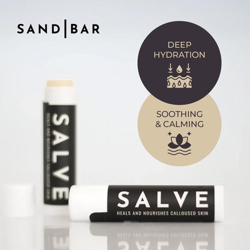 SandBar Natural Callus Salve - Revitalizing Callus Balm - Heal, Nourish & Maintain Your Calluses - On The Go Callus Repair & Care - Convenient Essential - Immediate Relief For Callus Tears 0.15 o z