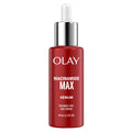 Olay Niacinamide MAX Wrinkle Reducing Serum for Women, 2x Peptides, Anti-Aging Ingredients for Smooth Skin, Made Without Parabens, Phthalates, Mineral Oil, or Synthetic Dyes, Fragrance-Free, 1.3oz