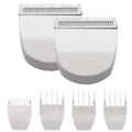 2 Pack Professional Peanut Clipper/Trimmer Snap On Replacement Blades #2068-300 - Compatible with Wahl Peanut Hair Clipper/Trimmer, White