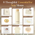New Mom Care Package 8-Pc Luxury Gift Basket for Expecting Mothers & Pregnant Women - Post Pregnancy Self Care Kit with Essential Items for New Mom Gifts, First Time and Mommy to be Gift.
