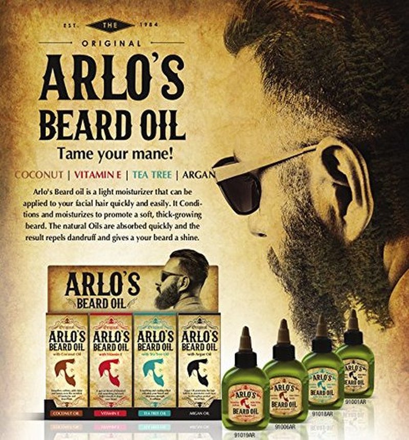 Arlo's Beard Oil - Nourishing Tea Tree Oil Formula | 2.5 Ounce for Healthy Beards