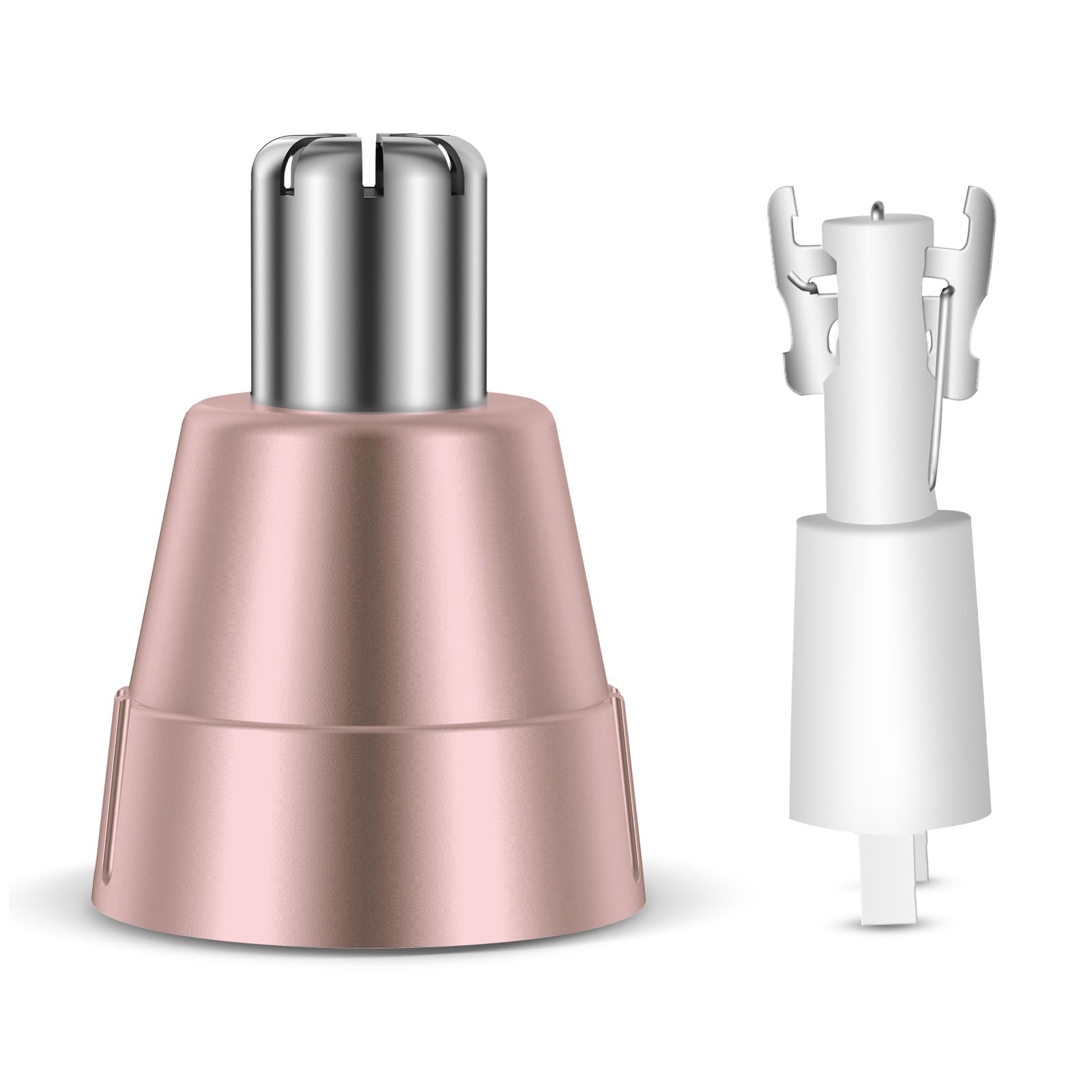 ZORAMI Replacement Nose Hair Trimmer Head, Stainless Steel Blades, Designed Battery-Operated Trimmer, Pink