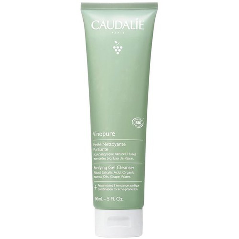 Caudalie Vinopure Salicylic Acid Cleanser - Pore Purifying Gel Formula | 150 mL