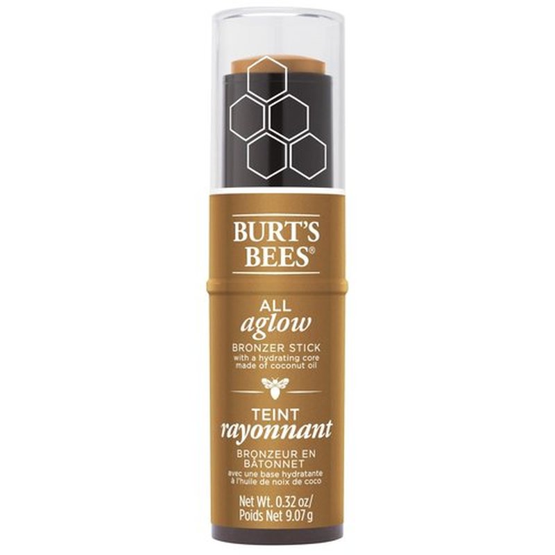 Burt's Bees All Aglow Bronzer Stick - 100% Natural Bronze Splash | 0.3 Ounce