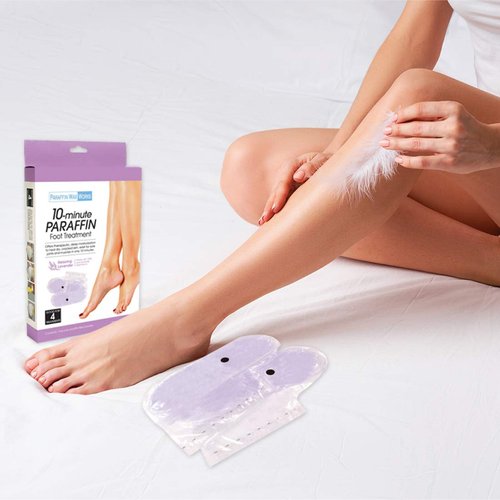 Paraffin Wax Works 10-Minute Paraffin Foot Treatment, Spa and Home Treatment Booties, Relaxing Lavender, One-Pair