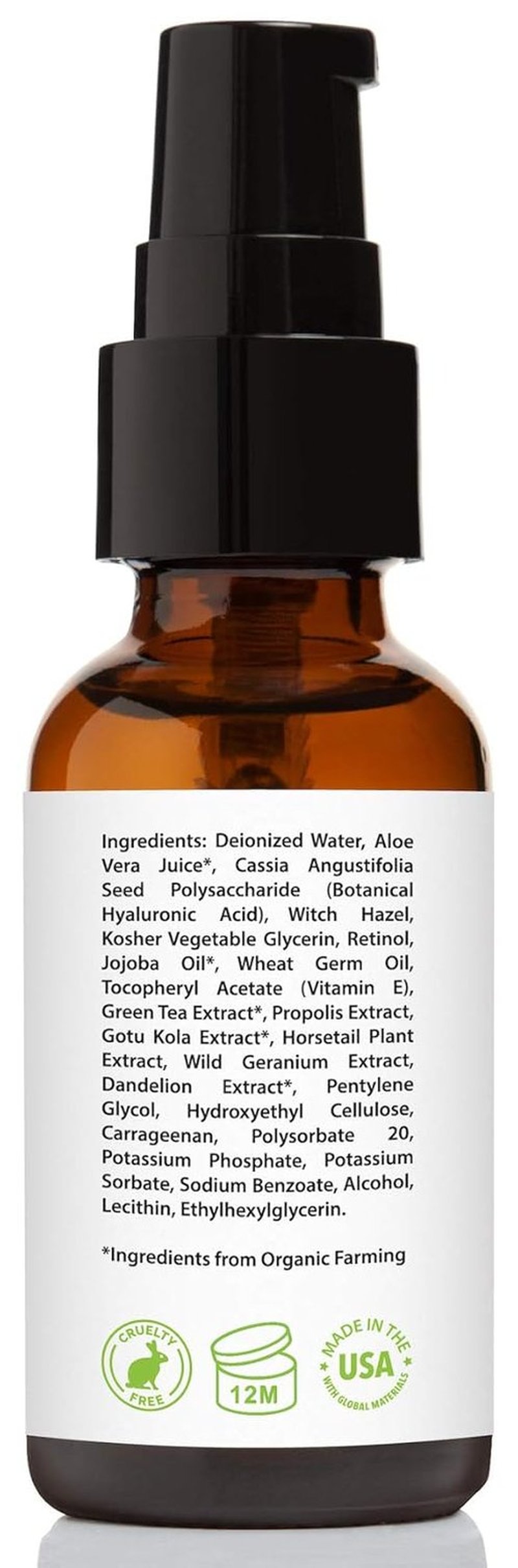 Skiennix Retinol Serum 2.5% - Hydrating Formula with Hyaluronic Acid & Vitamin E, 1 fl. oz.