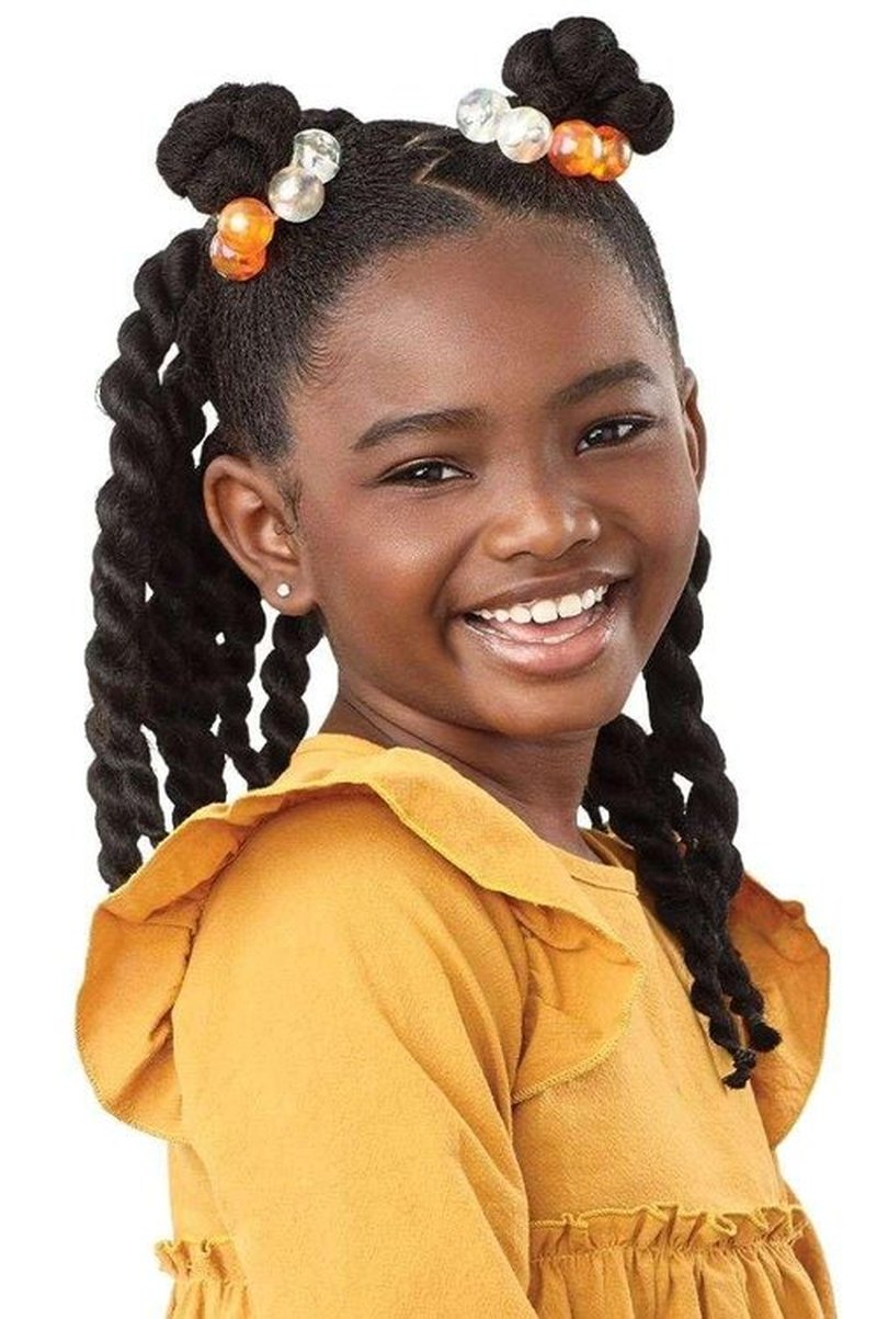 Outre X-Pression - Lil Looks - Prestretched Calming Braid 32" 6X (JET BLACK 1)