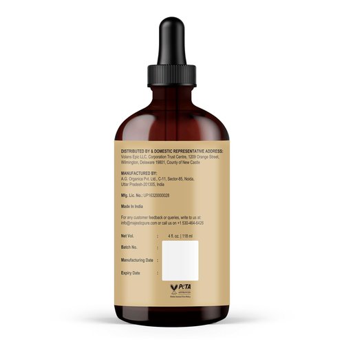 Majestic Pure Batana Oil for Hair & Scalp Nourishment, Strengthening, Nourishing, Voluminizing - Non GMO Verified, 4 Fl Oz