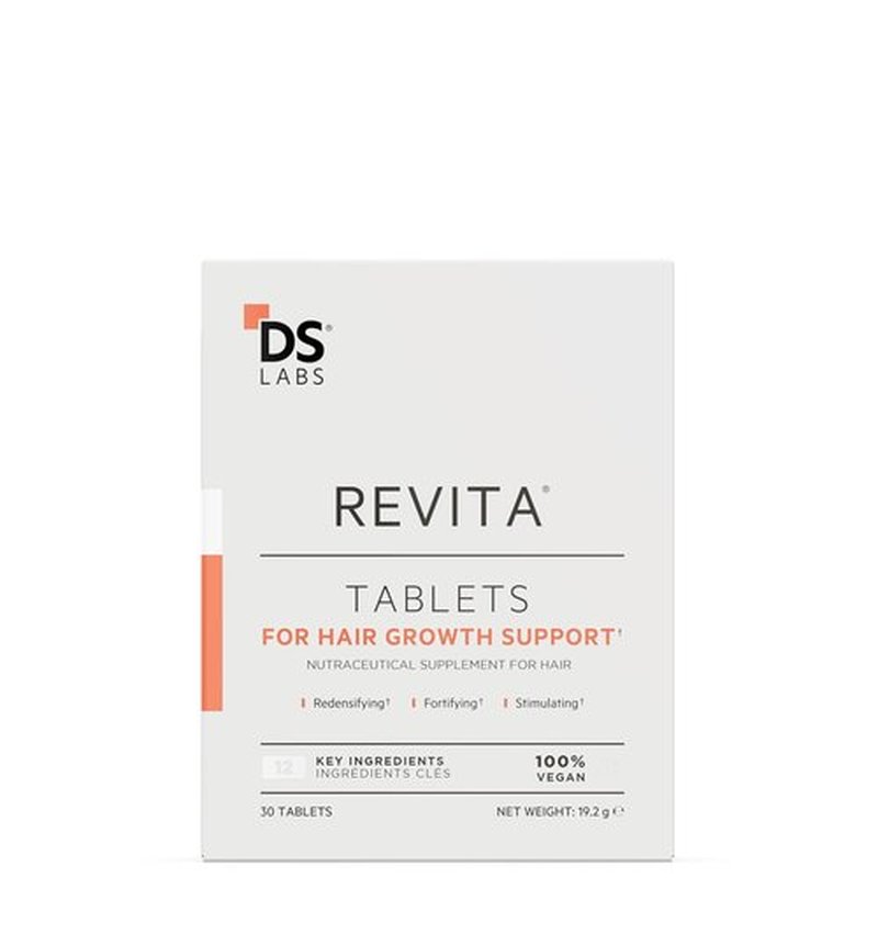 DS Labs Revita Hair Density Support Tablets - Daily Wellness Supplement with Biotin & Vitamins, 30 Count