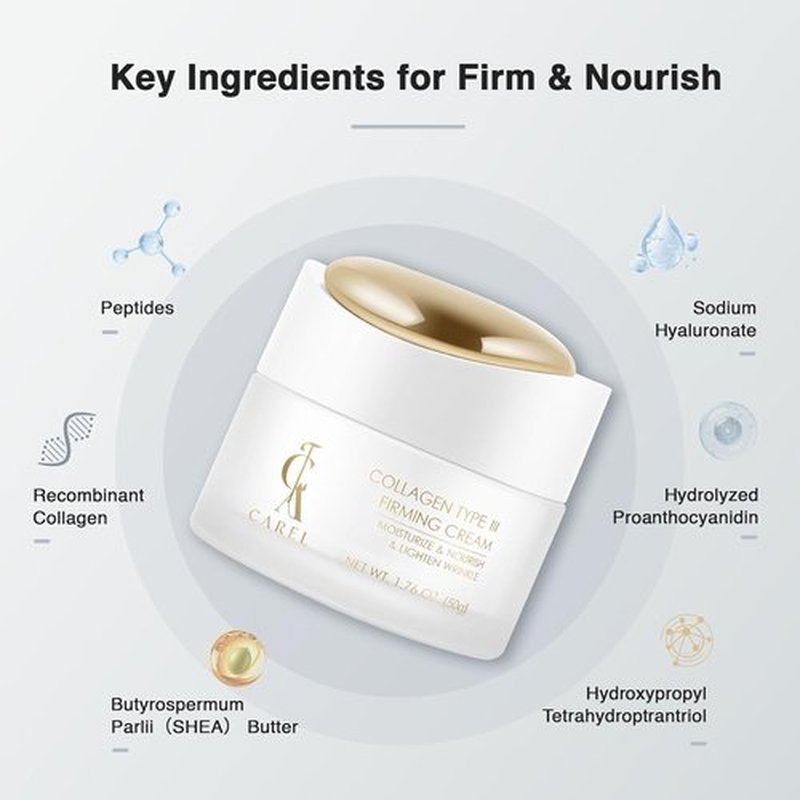 Regine Switzerland Peptides Collagen Firming Cream - Advanced Moisturizer for Enhanced Skin Elasticity