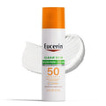 Eucerin Sunscreen Lotion SPF 50 - Lightweight Acne-Prone Skin Formula | Oil-Absorbing, Hypoallergenic, 2.5 Fl Oz