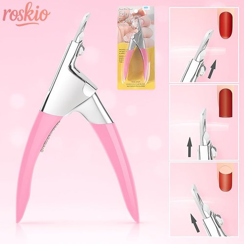 Nail Clippers Acrylic Nail Cutter Acrylic UV Gel False Nail Tips Edge U Clipper Cutter Manicure Tools Trimmers Nail Art Tools Acrylic Nail Clippers