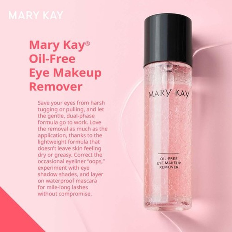 Mary Kay Oil-Free Eye Makeup Remover - Gentle Formula for Effortless Makeup Removal | 3.75 fl. oz.