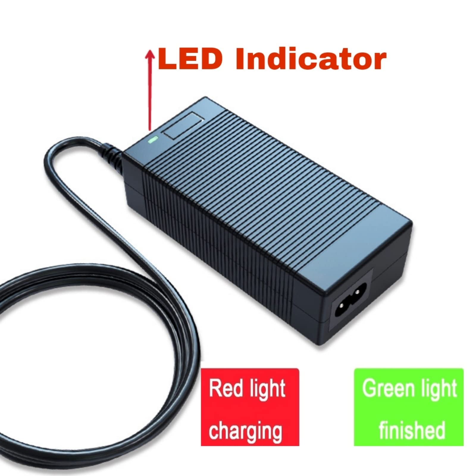 [Verified Fit] 36/42V Charger for Okai Neon Lite EA10 ES10 ES20 ES50B ES520B Scoote-r, AovoPro M365 Pro ES60 EW6 ES80, HIBOY S2R, YADEA KS5 Pro KS1 KS3, for XIAOMI MI M365 Pro 1S Pro2, Bird Air M365