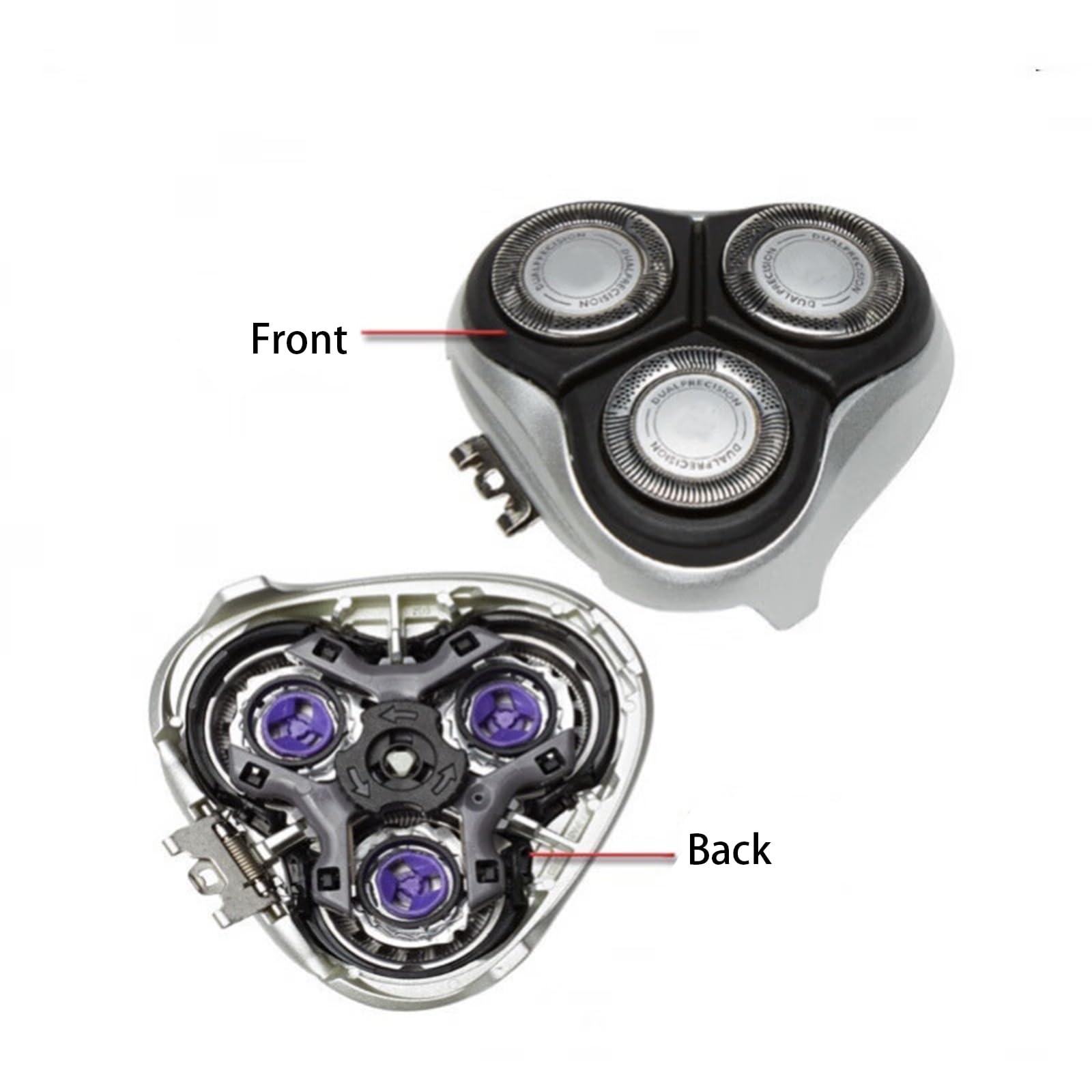 PT Complete Head Fits for Philipss One Blade Replacement,HQ8 Norelcos Replacement heads,for Philipss Norelcos PT720 PT721 PT722 PT723 PT724 PT725 PT726 PT728 PT730 PT860 PT920etc