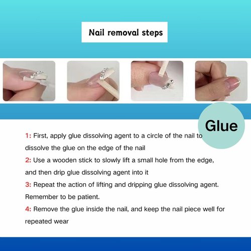 FlyingRabbit handmade press on nails short,coffin fake nails with designs,FlyingRabbit 10 pcs high hardness acrylic nails press ons,3d cute false nails for women-Mermaid ocean(S)