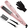 MiroPure 1.5 Inch Flat Iron, Hair Straightener with 30S Fast Heating & 60min Auto Shut-Off, Hair Straightener and Curler 2 in 1 with 3D Ceramic Floating Plates