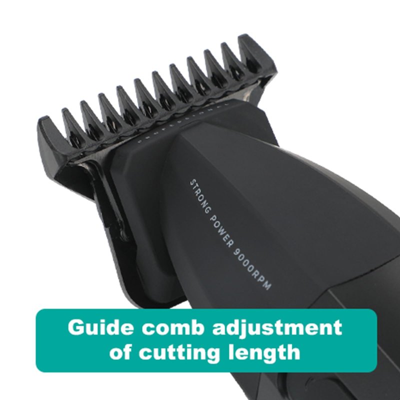 VGR 906 Fresh Fade Professional Hair Trimmer, 9000rpm Zero Gapped Beard Trimmer for Men, DLC T-Blade Cordless Hair Clipper for Barbers and USB Rechargeable, Green