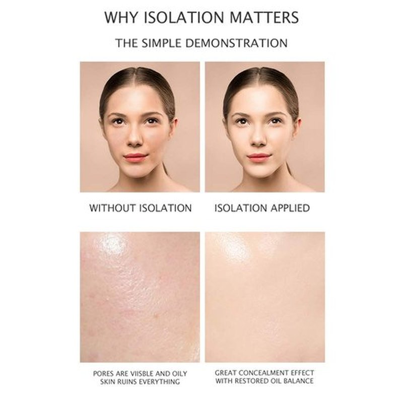 JOMTAM Contour Multi-Color Pink Green Purple Isolation Waterproof Natural Makeup Protection Hydration Oil Balance Moisturizing 40g