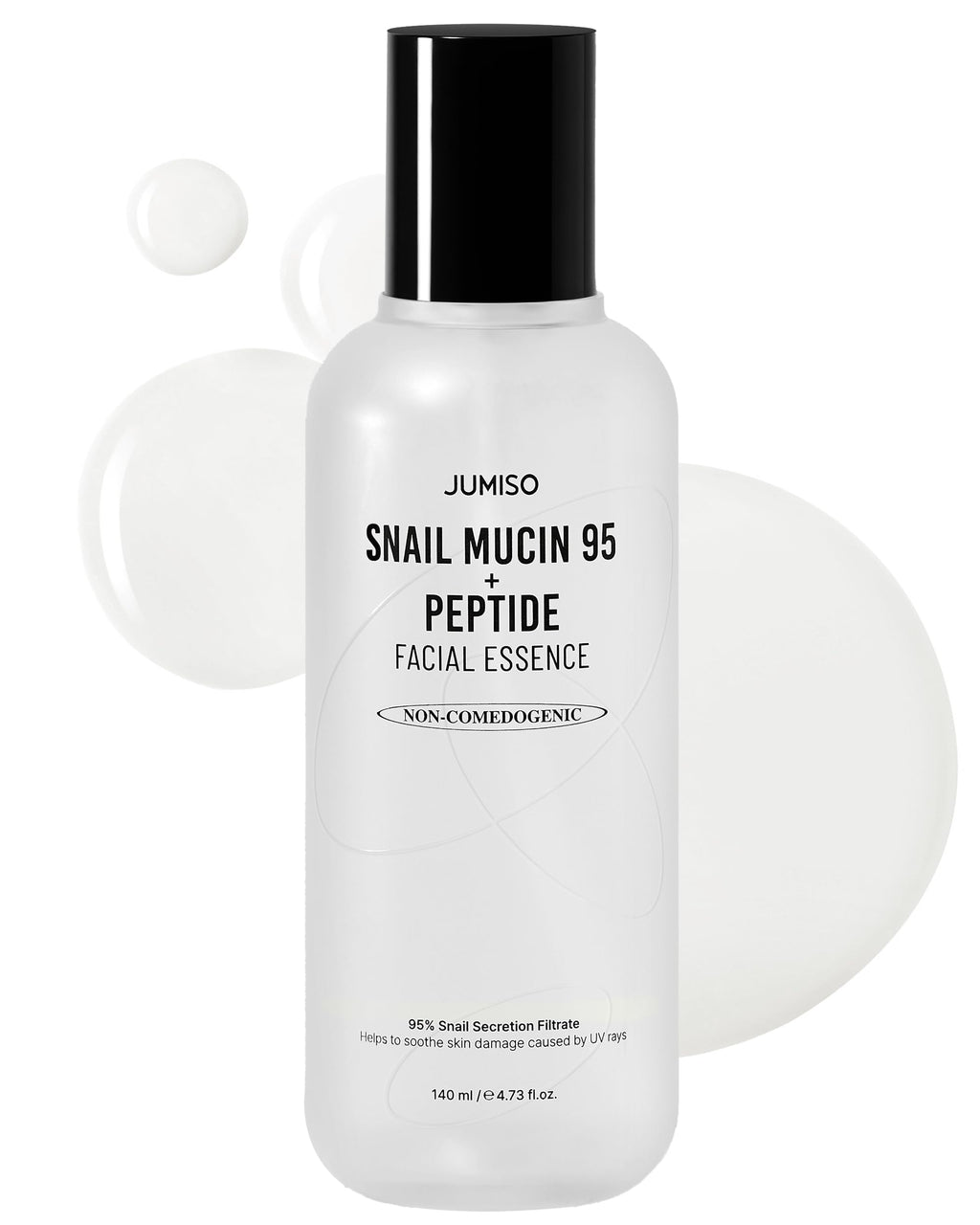Snail Mucin 95 + Peptide Essence - Advanced Skin Repair Serum for Acne-Prone & Sun-Damaged Skin, Non-Comedogenic Facial Moisturizer with 5-Peptide Complex, Fragrance-Free, Slow-Aging, 4.73 fl.oz.