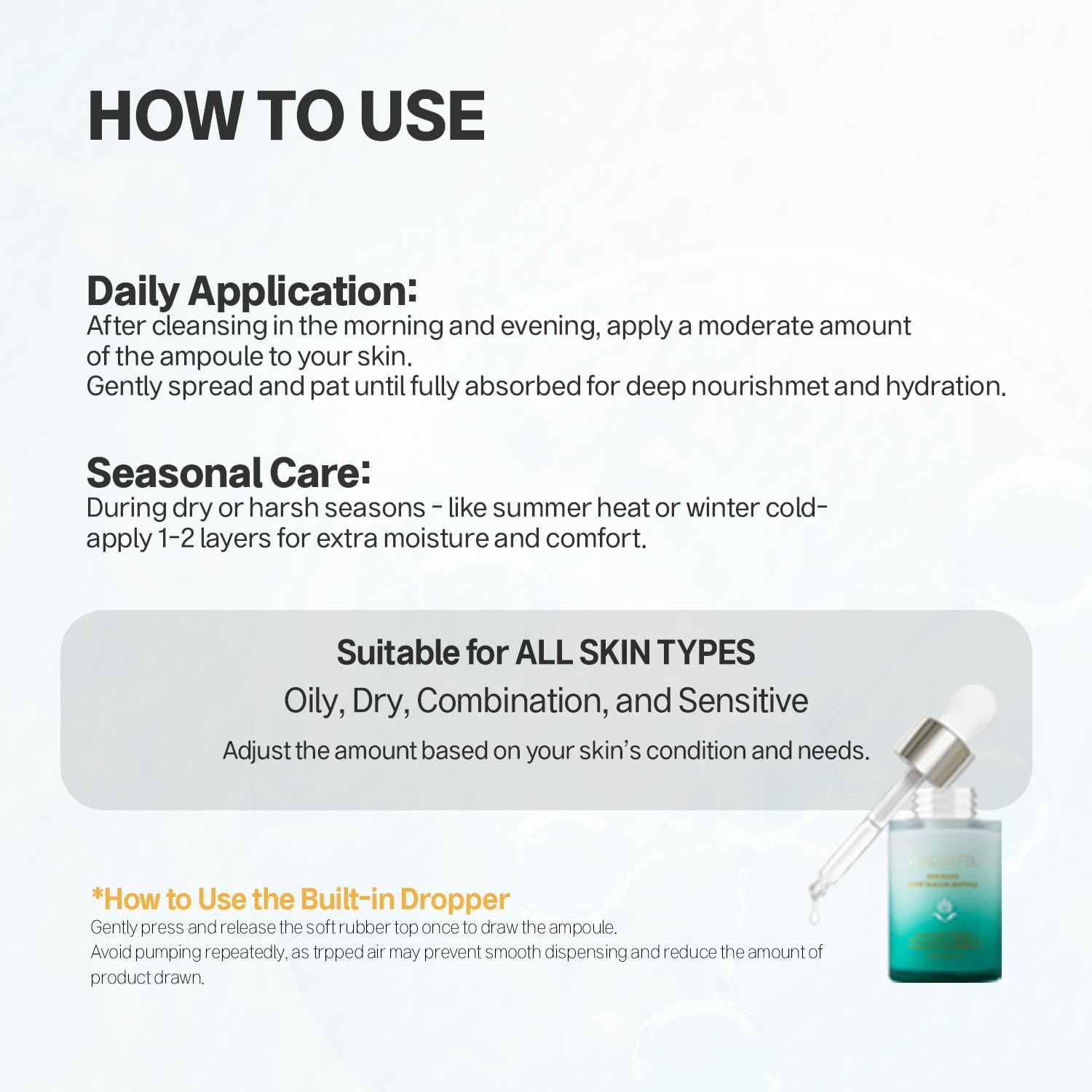 VIVIDESTEL Edelweiss Four Season Ampoule - Brightening & Anti Aging Essence Serum - Lightweight Non-Sticky Hydration Serum With Niacinamide, Peptides - Reduces Fine Line - Minimize Pores 30ml