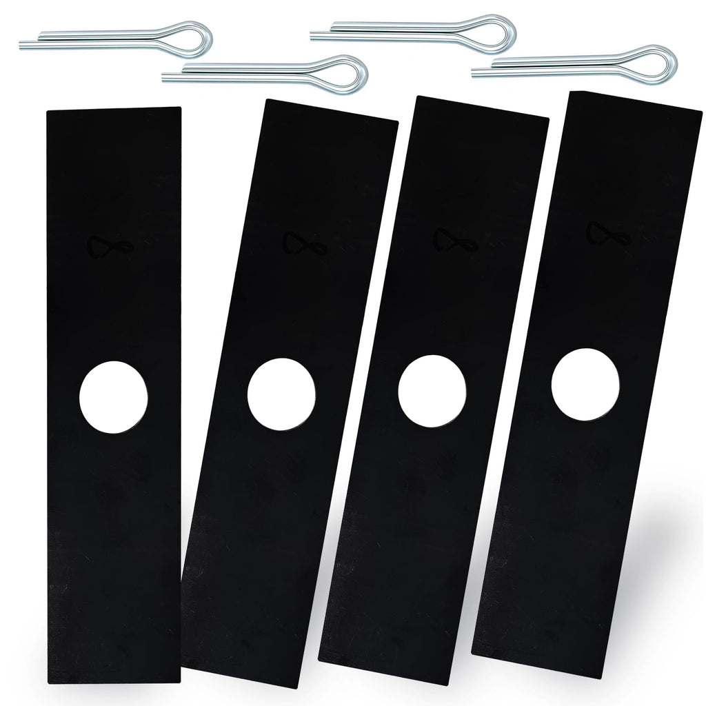 Pertresion 8" Edger Blades Replacement 613223 - Compatible with Maruyama Ryobi Echo Stihl Green Machine Edger Replace 720237001 41337134101 237001 216062, 1 Inch Center Hole, 4 Pack