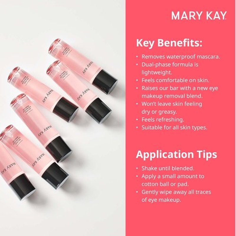 Mary Kay Oil-Free Eye Makeup Remover - Gentle Formula for Effortless Makeup Removal | 3.75 fl. oz.