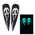 8Pcs 3D Acrylic Ghost Halloween Nail Art Charms Handmade by Acrylic Powder (Ghost-8PCs)