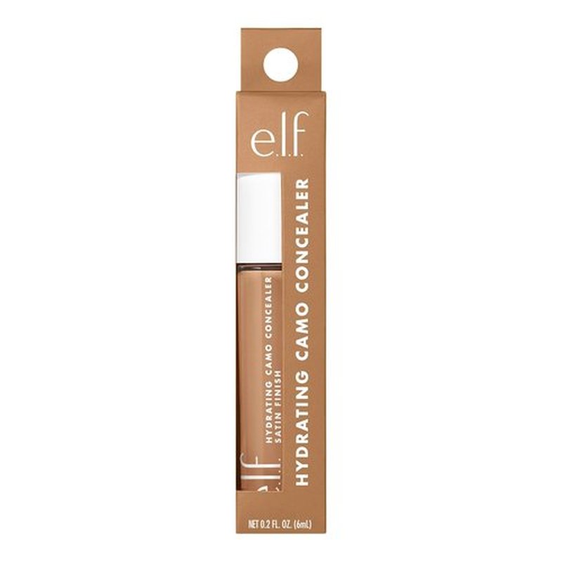 e.l.f. Hydrating Camo Concealer - Full-Coverage Satin Finish for Blemishes & Under-Eye Circles | Tan Neutral
