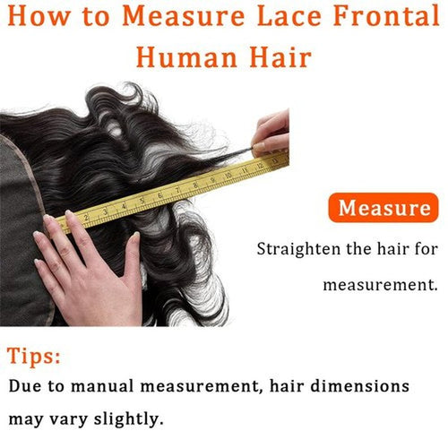 13x4 Lace Frontal Deep Wave 14 Inch 150% Density Unprocessed Brazilian Human Hair HD Lace Frontal Pre Plucked Free Part with Baby Hair for Black Women Natural Color