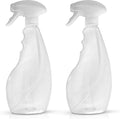 SPRAYZ Large 17oz Spray Bottles - Durable Refillable Trigger Sprayer for Cleaning & Gardening | Clear Plastic