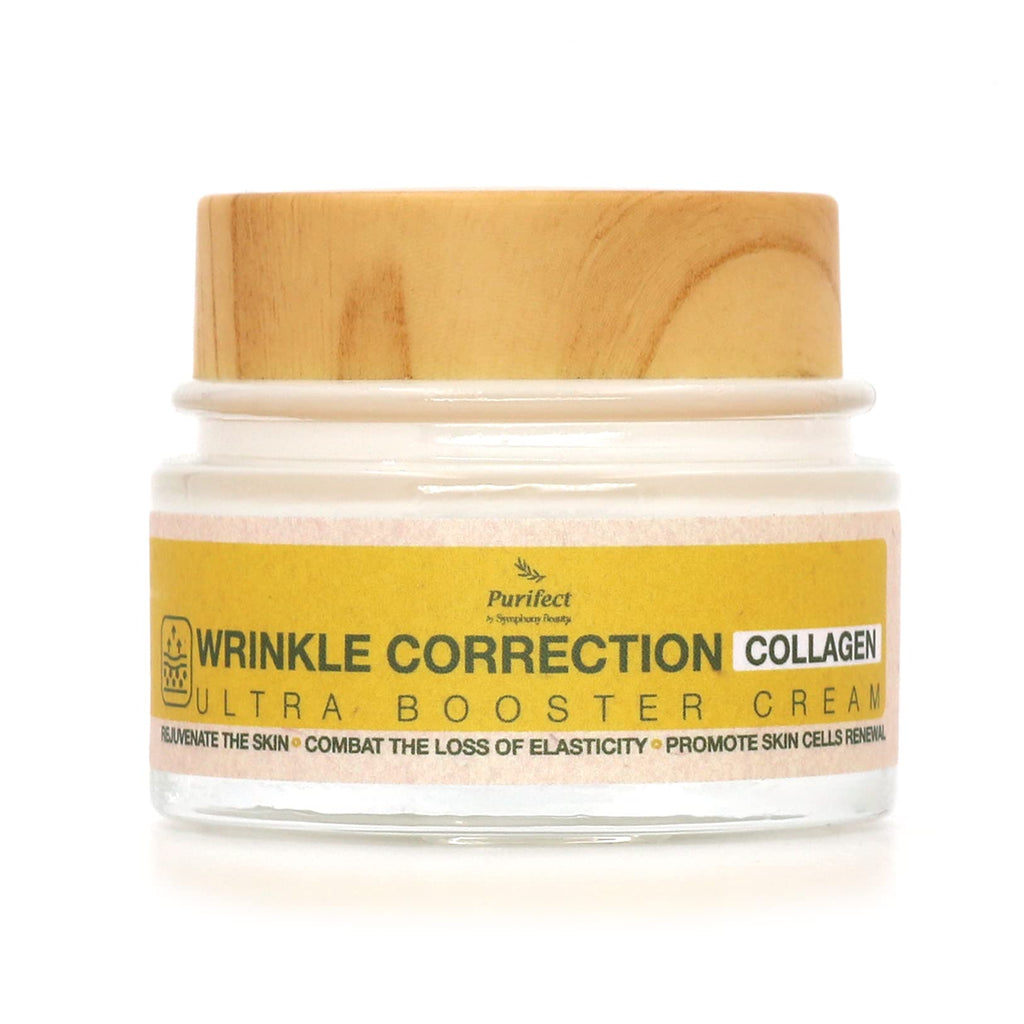 Purifect Wrinkle Correction Collagen Ultra Booster Cream for Women & Men - Moisturizer Face Cream, Anti-Aging Support, Strengthens and Hydrates Skin, Moisturizing Skincare - 1.7 fl oz