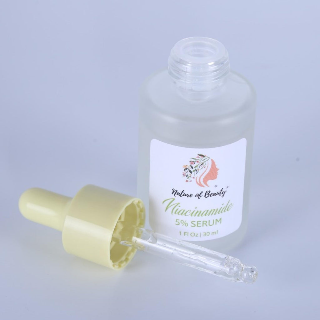 Niacinamide Serum 5% – Niacinamide Face Serum With Hyaluronic Acid, Natural Extracts – Oil Control, Pore Minimizer, Calms, Evens Skin Tone, Moisturizes, Anti-Wrinkle – 1 Oz