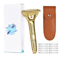MYITKHT Magnetic Safety Razor for Men and Women Smooth Single Blade Shave Easy Blade Change Stainless Steel Mens Face Razor Durable Blade Shavers for Men