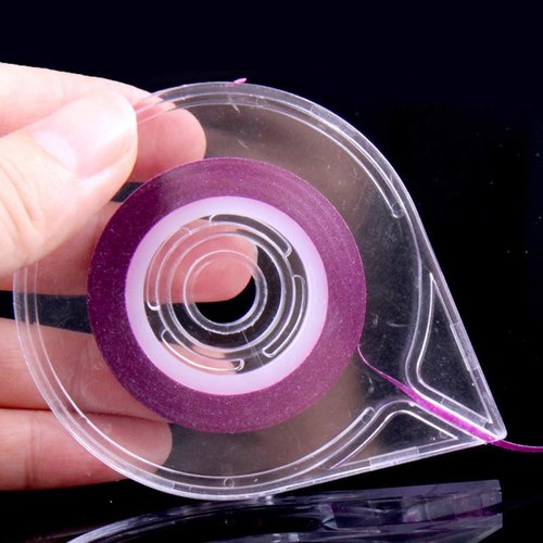 12Pcs Empty Nail Art Striping Tape Line Case Tools Sticker Box Holder Nail Art Tape Roller Dispenser for Easy Use DIY Sticker Nail Design Manicure Tool, Clear