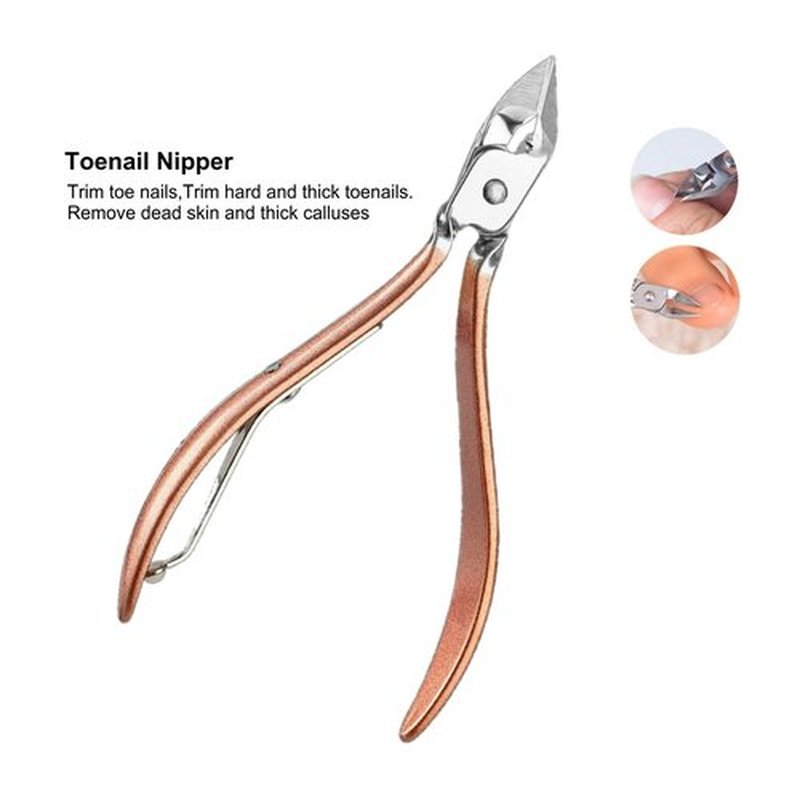 Professional Manicure Pedicure Stainless Set - Erkangsm 18 in 1 Manicure Pedicure Grooming Kit,Nail Clippers,Toenails Scissors,Ear Pick,Nail Tools with PU Leather Travel Case (Pink)