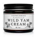 Faith and Grace Organics Wild Yam Cream for Women, Organic Hormone Balancing, PMS, Menopause & Perimenopause- 2 oz
