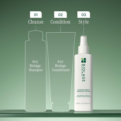 BIOLAGE Finishing Spritz Hairspray - Strong Hold & Quick Dry, Controls Frizz for 24 Hours, Vegan & Cruelty-Free