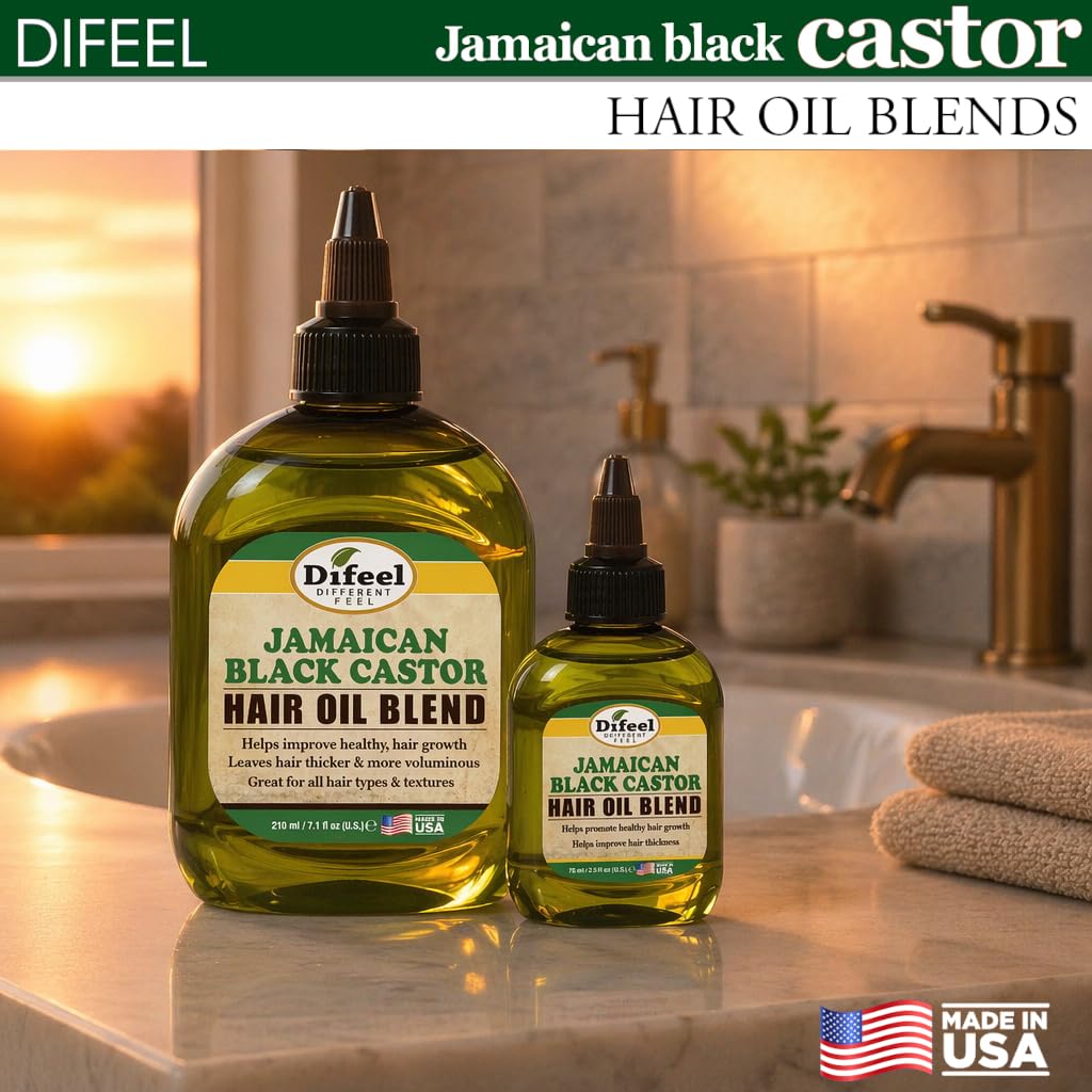 Difeel Jamaican Black Castor Hair Oil Blend 7.1 oz.