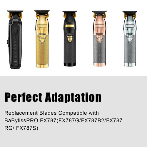 BaBylissPRO FX707Z DLC Replacement Blades - Compatible with FX787 & LoPROFX Trimmers | 2 Pack