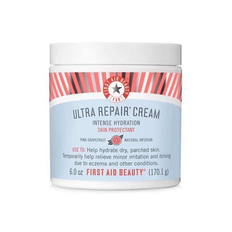 First Aid Beauty Ultra Repair Cream - Intense Hydration Moisturizer for Face & Body, Pink Grapefruit, 6 oz.